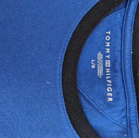 Tommy Hilfiger Logo T-Shirt Men's Size Large Vintage look - Picture 3 of 3
